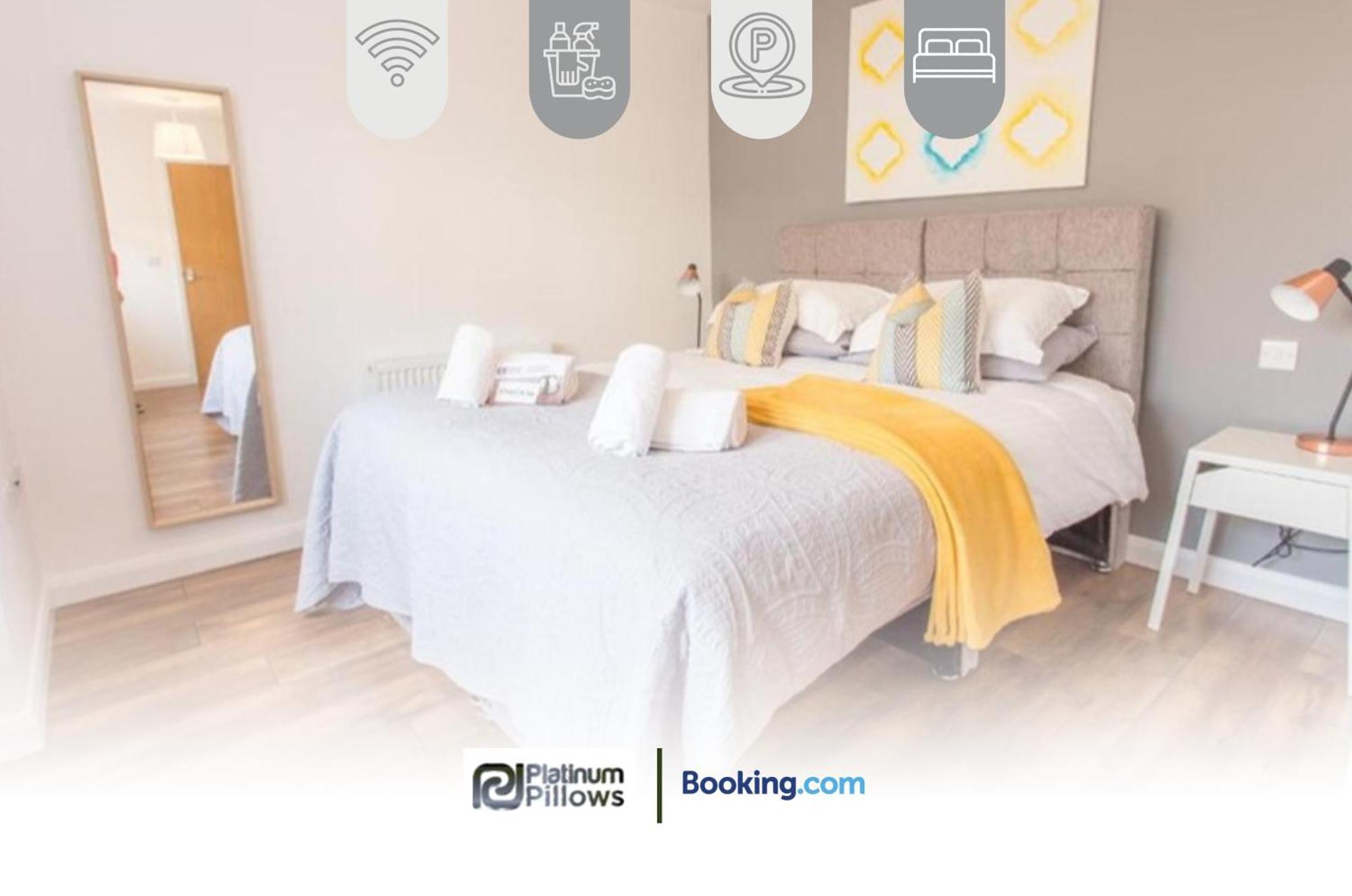Modern Oxford 1Br Apt, Contractor & Family Accommodation, Near Oxford Hospitals And Science Park Exteriör bild
