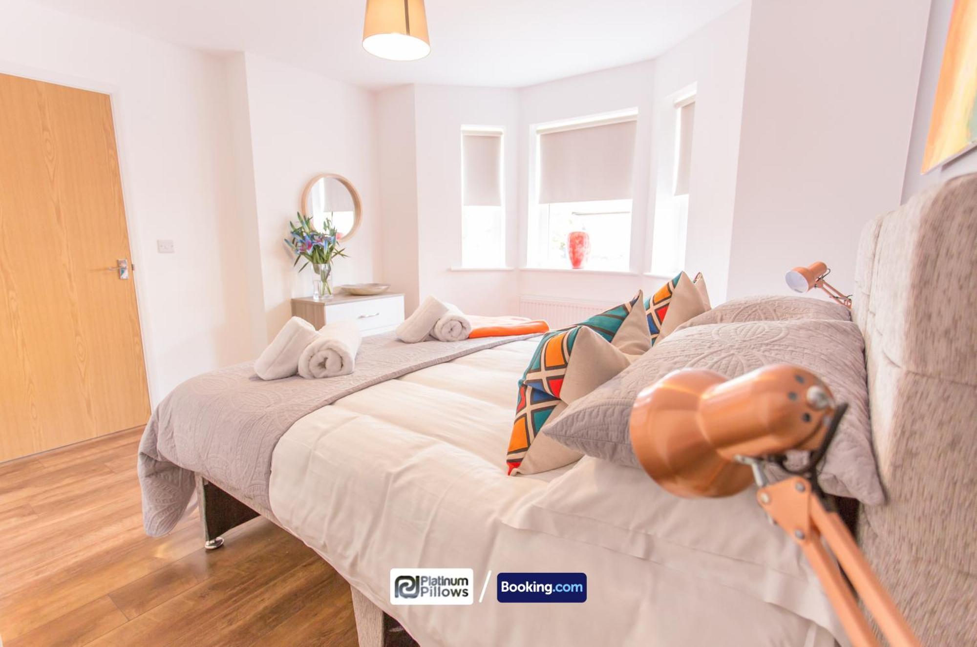 Modern Oxford 1Br Apt, Contractor & Family Accommodation, Near Oxford Hospitals And Science Park Exteriör bild
